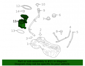 Fuel pump BMW X3 G01 18- 2.0T