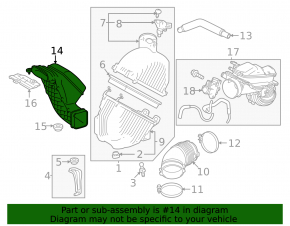 Air intake Lexus RX500h 23-26