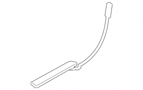 Door sill insert rear left Volvo V90 17-22 usa with backlight