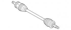 Mitsubishi Lancer 10-17 rear left drive axle shaft