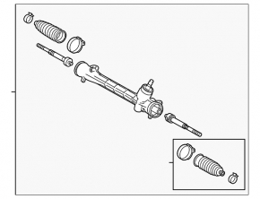Toyota Prius V 12-17 steering rack