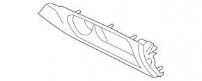 BMW X3 F25 15-17 front right inner door handle with illumination