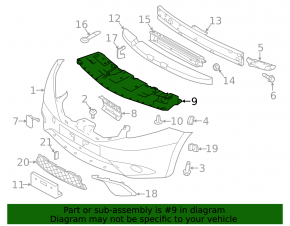Front Bumper Guard Nissan Versa Note 13-19