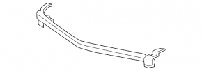 Front bumper mount central metal Acura MDX 14-16 prerest