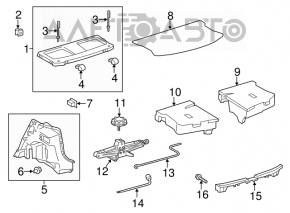 Trunk light for Lexus ES350 07-12
