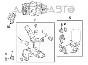 Brake pedal position sensor for Toyota Venza 21-24