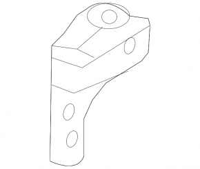 Front bumper bracket left Audi A4 B8 13-16 S line