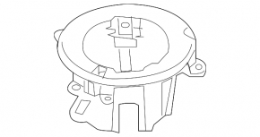 Heater fan motor for the Porsche Panamera 10-16