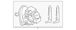 Front left lock cylinder Mazda CX-30 20-