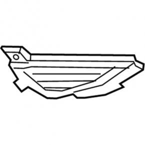 Front Bumper Grille Right Lincoln MKZ 17-20