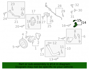 Porsche Cayenne 19-26 3.0T Metal Cooling System Flange