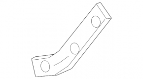 Rear bumper mount right Chevrolet Volt 16 - broken mount
