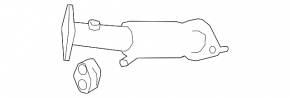 Kia Niro 17-22 HEV, PHEV exhaust pipe