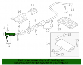 Kia Niro 17-22 HEV, PHEV exhaust pipe