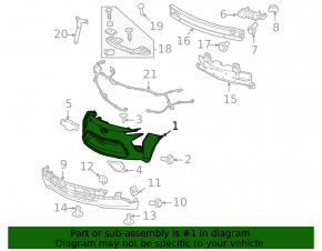 Front Bumper Naked Chevrolet Bolt EV 22-23