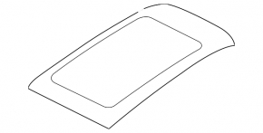 Metal roof Audi Q7 4L 10-15 for panorama, sawed off