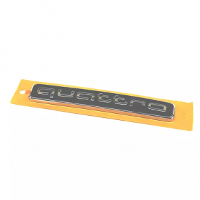 Emblem inscription QUATTRO tailgate Audi Q7 16- chrome