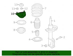 Front left shock absorber support Kia Niro 17-22