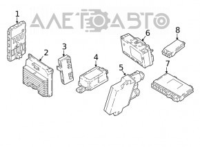 Driver's seat control unit BMW X3 G01 18-21