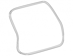 Rubber seal for the trunk door Toyota Rav4 19-