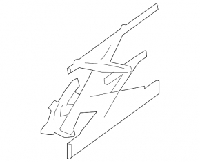 Window lifter with motor rear left Nissan Rogue 14-20
