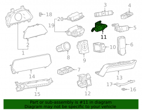 TRACK OFF Control Lever Lexus UX200 UX250h 19-