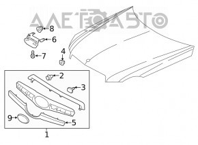Subaru Forester 19-21 SK Upper Silver Grille