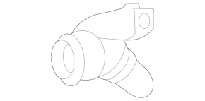 Cooling return pipe to the radiator tank of the Mercedes A-class V177 19-22