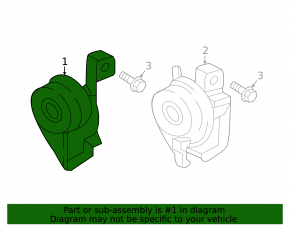 Signal high Ford Escape MK3 17-19 rest