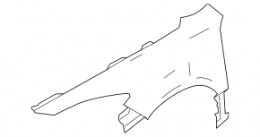 Front right fender Mazda6 09-13