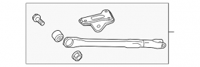 Lower rear right trailing arm for Land Rover Range Rover Evoque 12-18