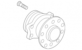 Rear left hub Toyota GT86 17-20
