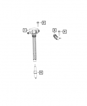 Ignition coil Jeep Cherokee KL 14- 3.2