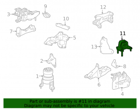 Lexus RX350 16-22 Rear Engine Mount