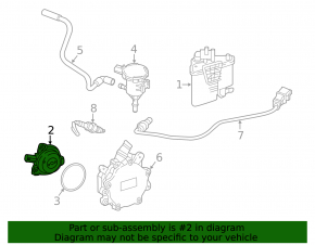 Infiniti Q60 17-18 2.0 camshaft position shifter solenoid valve