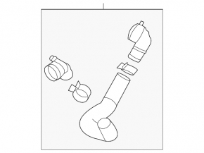 Upper cooling hose Hyundai Sonata 20-23 2.5
