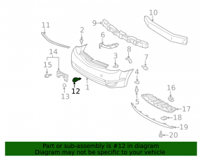 Tow Hook Lexus ES350 07-12
