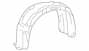 Front right mudguard Toyota Camry v50 12-14 usa LE XLE