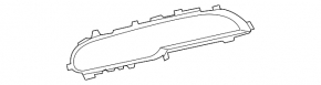 Instrument cluster trim for the 2010 Toyota Avalon