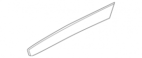 Door trim panel (card) front right VW Passat b7 12-15 USA gray, scratch