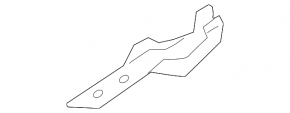 Hood hinge left Honda Accord 18-22