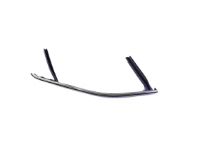 Upper front left door molding Jeep Compass 17- chrome with glass seal