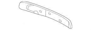 Right rear bumper mount for Nissan Ariya 23-25