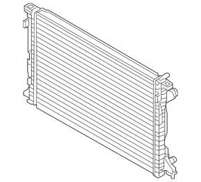 Radiator cooling water Audi Q7 16- 3.0T AVA