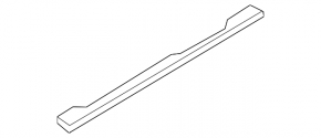Left hood-wing seal for Audi A4 B9 17-25 front