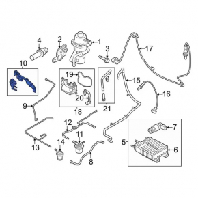 Ford Fusion mk5 13-20 Fuel Tank Ventilation Valve on Canister