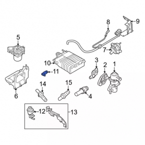 Ford Fusion mk5 13-20 Fuel Tank Ventilation Valve on Canister