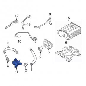 Ford Fusion mk5 13-20 Fuel Tank Ventilation Valve on Canister