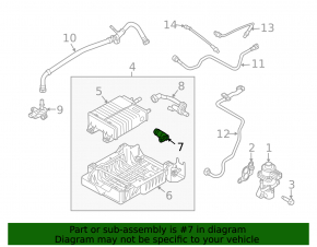 Ford Fusion mk5 13-20 Fuel Tank Ventilation Valve on Canister