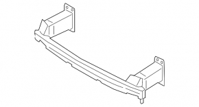 Front bumper reinforcement for Porsche Cayenne 19-23